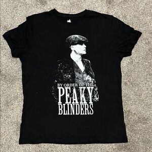 Official Peaky Blinders Black Graphic T-Shirt